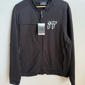 Fossa Men's Black Zip-Up Jacket